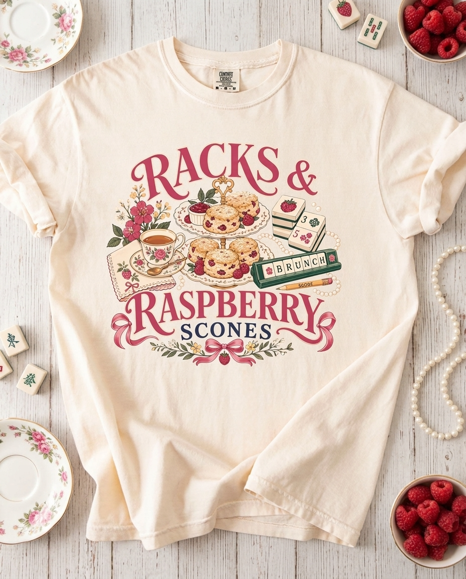 Racks & Raspberry Scones