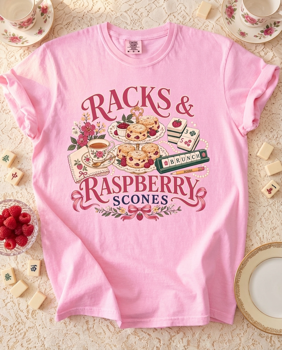 Racks & Raspberry Scones