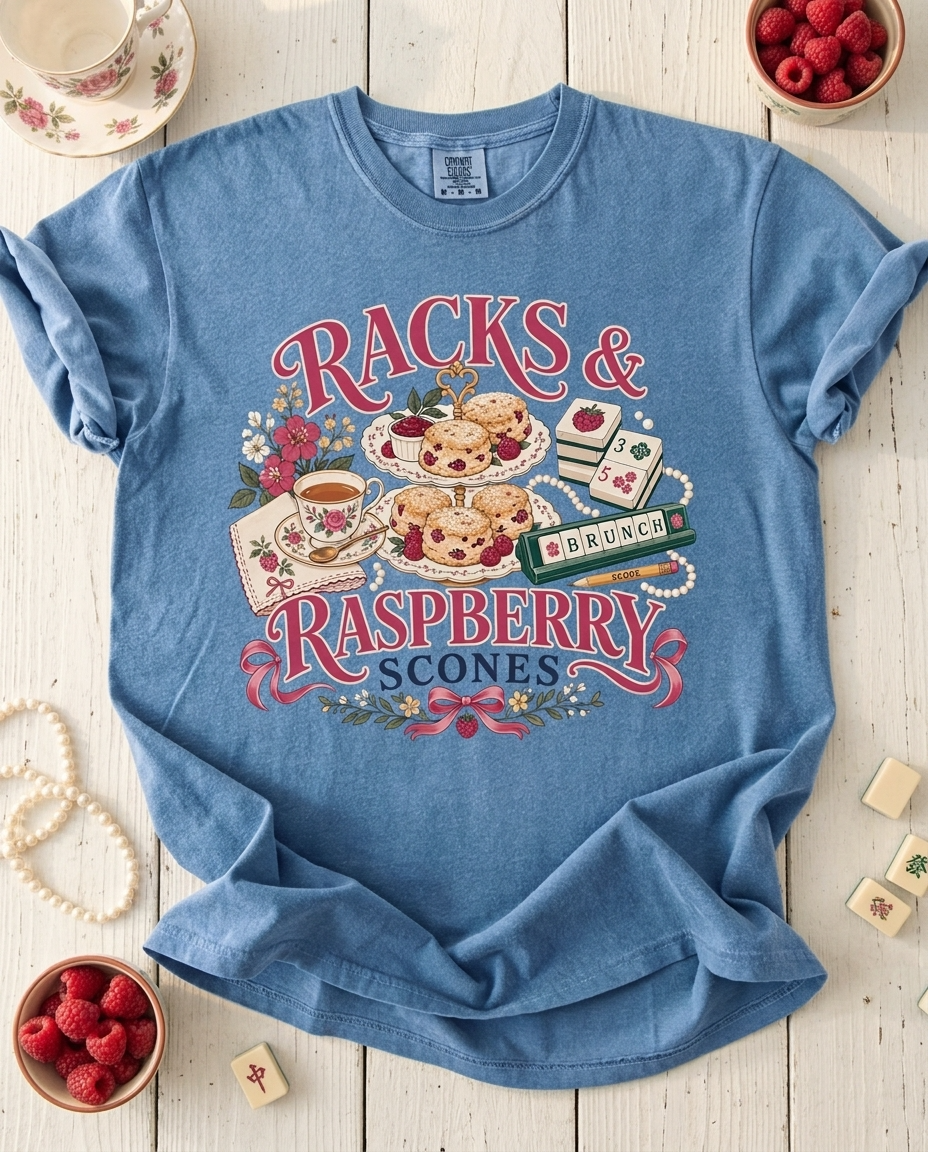 Racks & Raspberry Scones