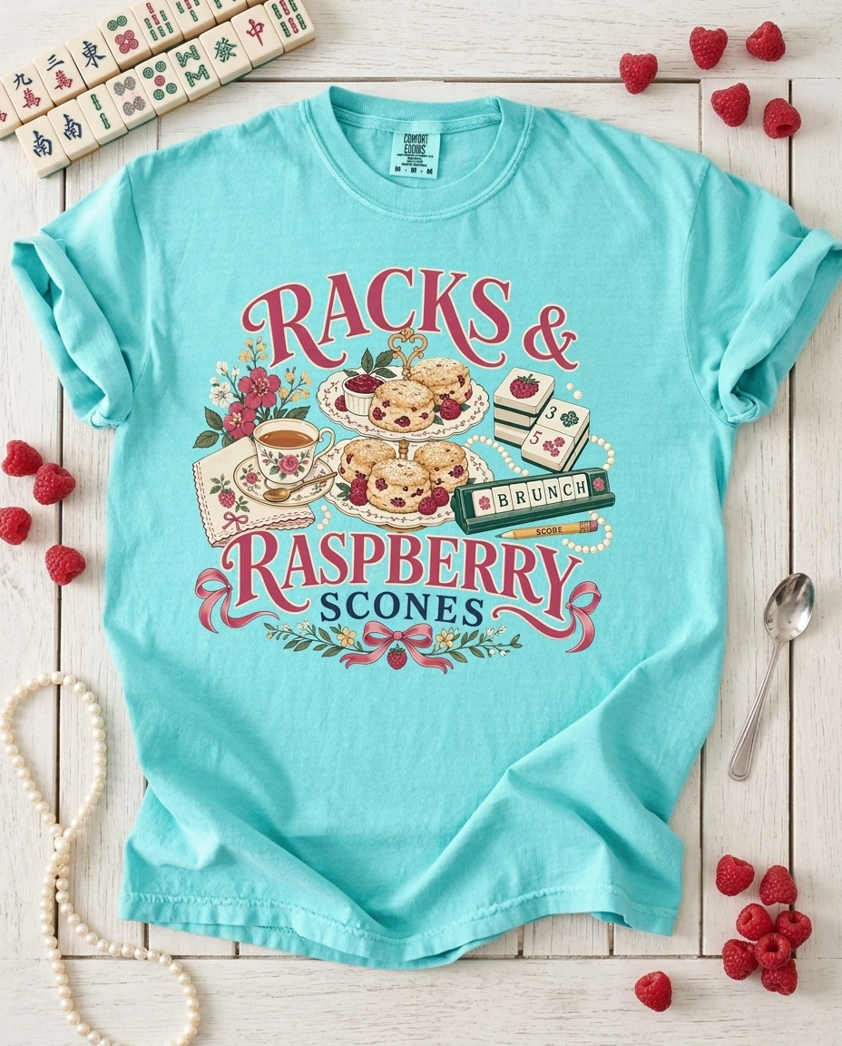 Racks & Raspberry Scones