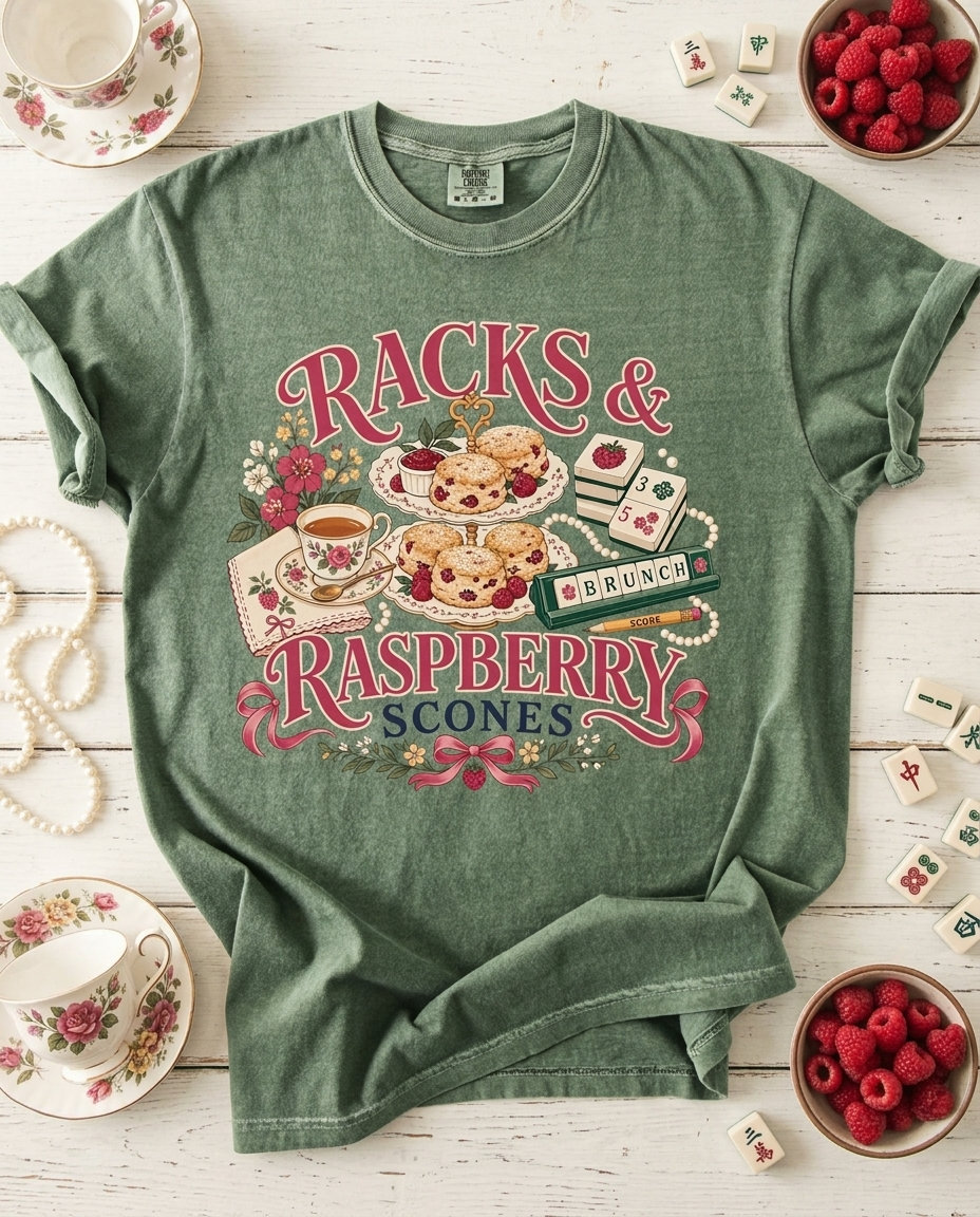 Racks & Raspberry Scones