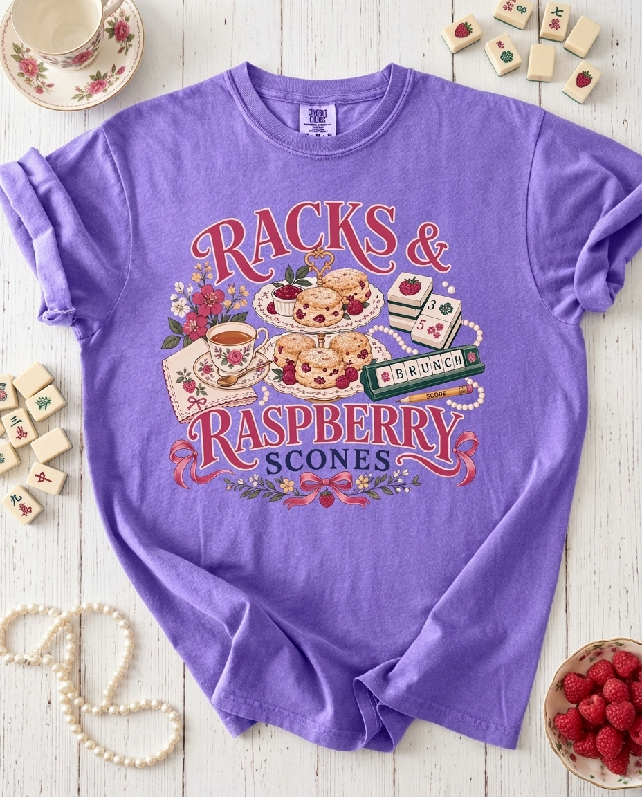Racks & Raspberry Scones