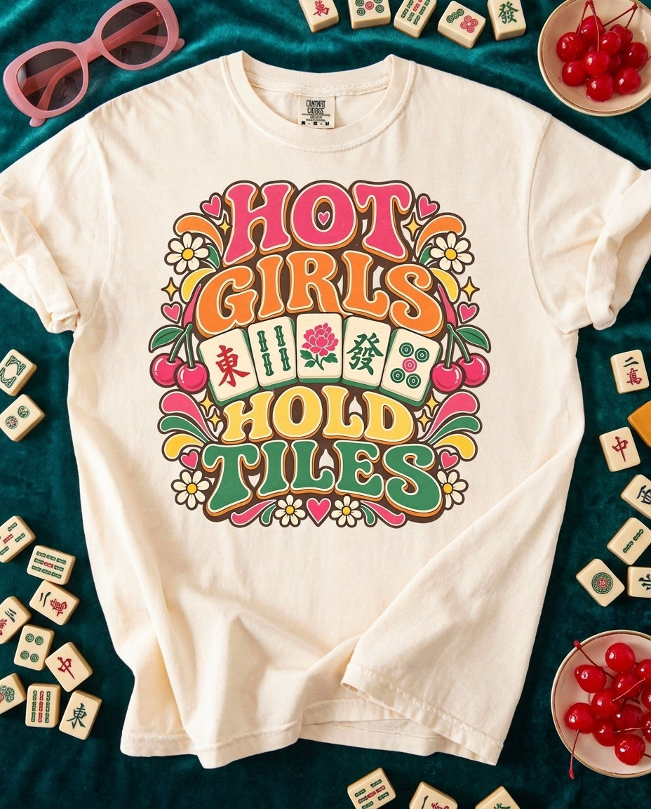 Hot Girls Hold Tiles