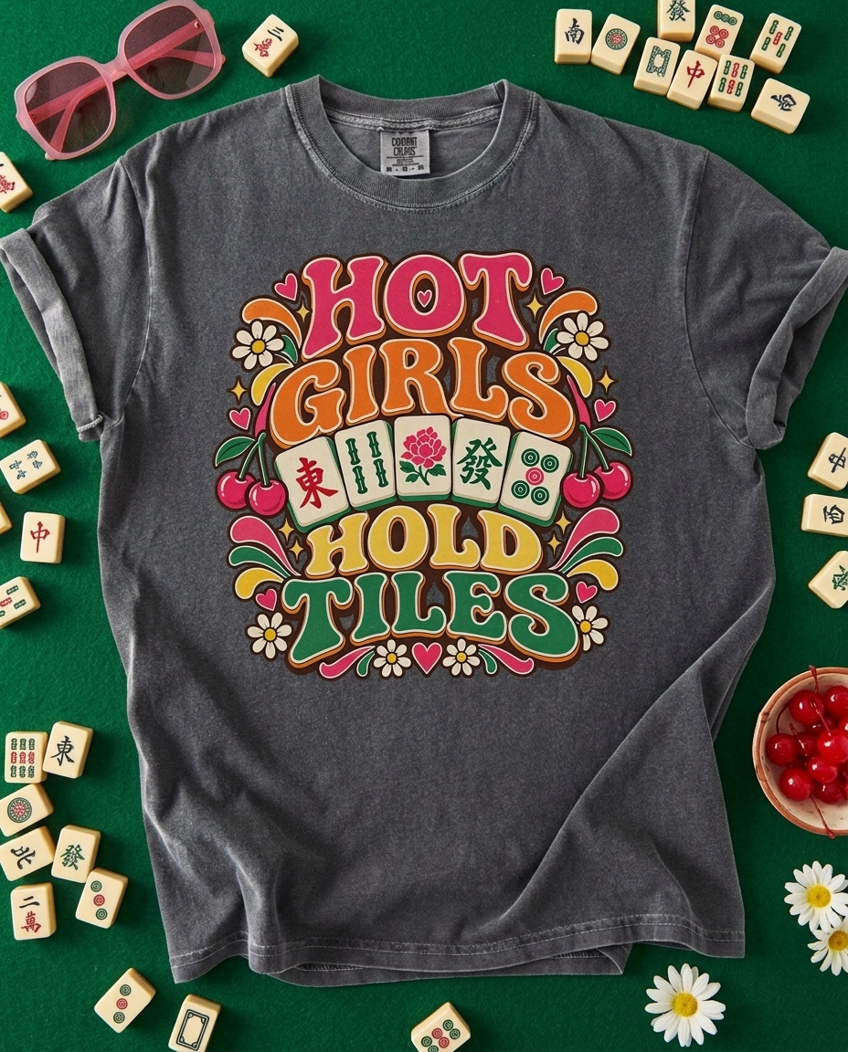 Hot Girls Hold Tiles