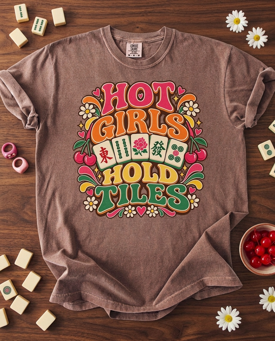 Hot Girls Hold Tiles