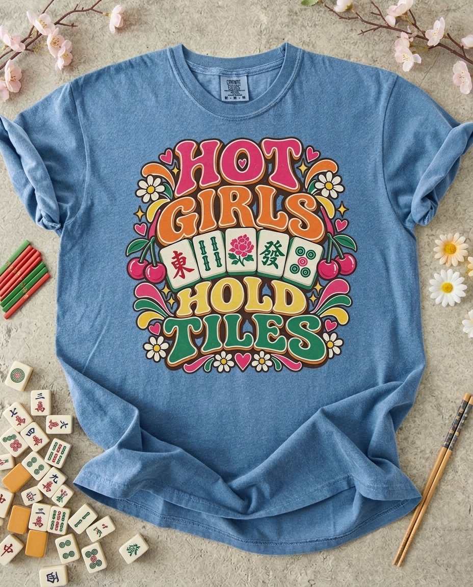 Hot Girls Hold Tiles