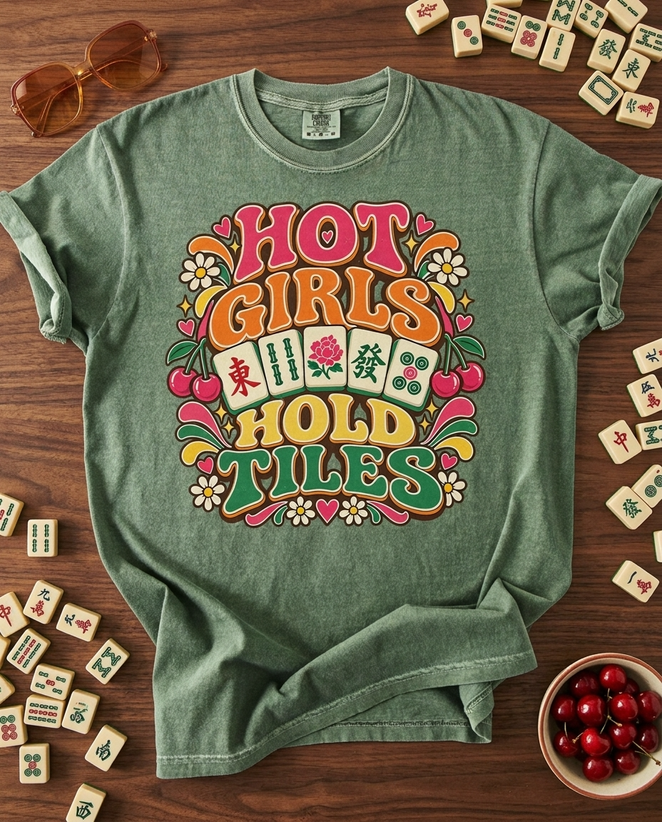 Hot Girls Hold Tiles