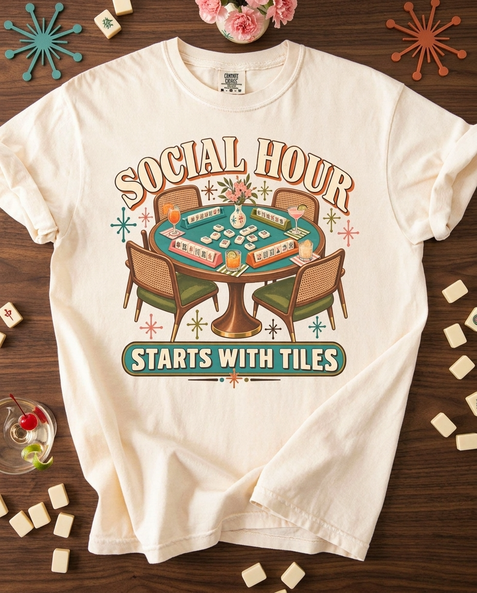 Social Hour Starts With Tiles