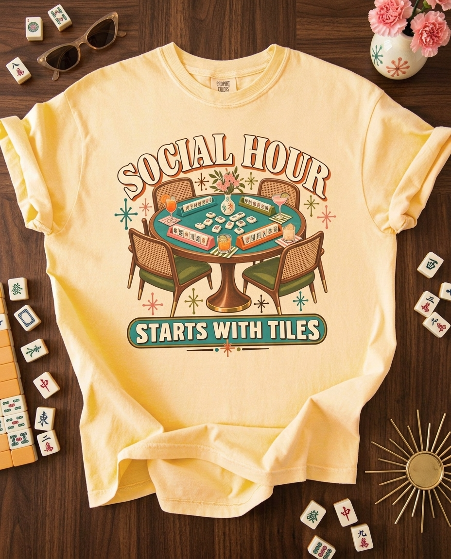 Social Hour Starts With Tiles