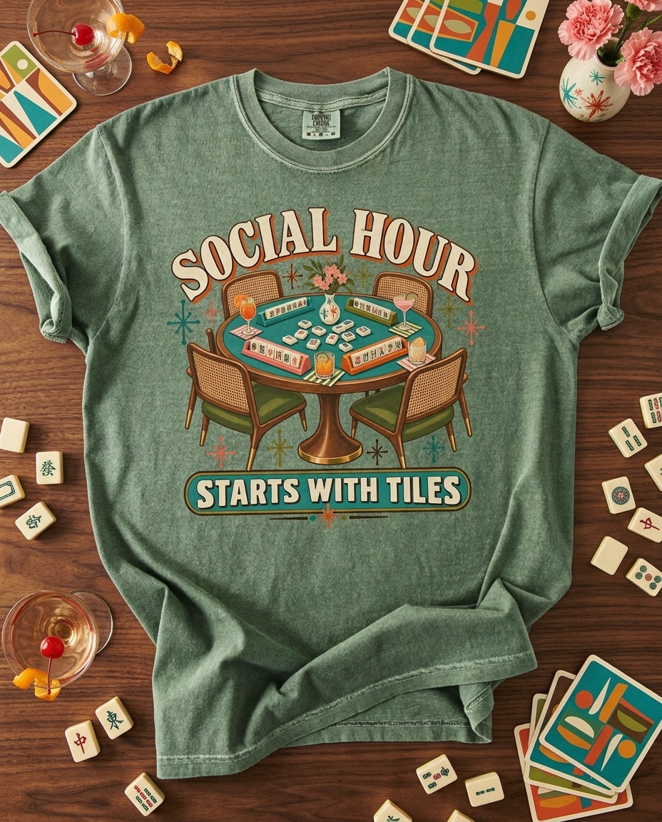 Social Hour Starts With Tiles