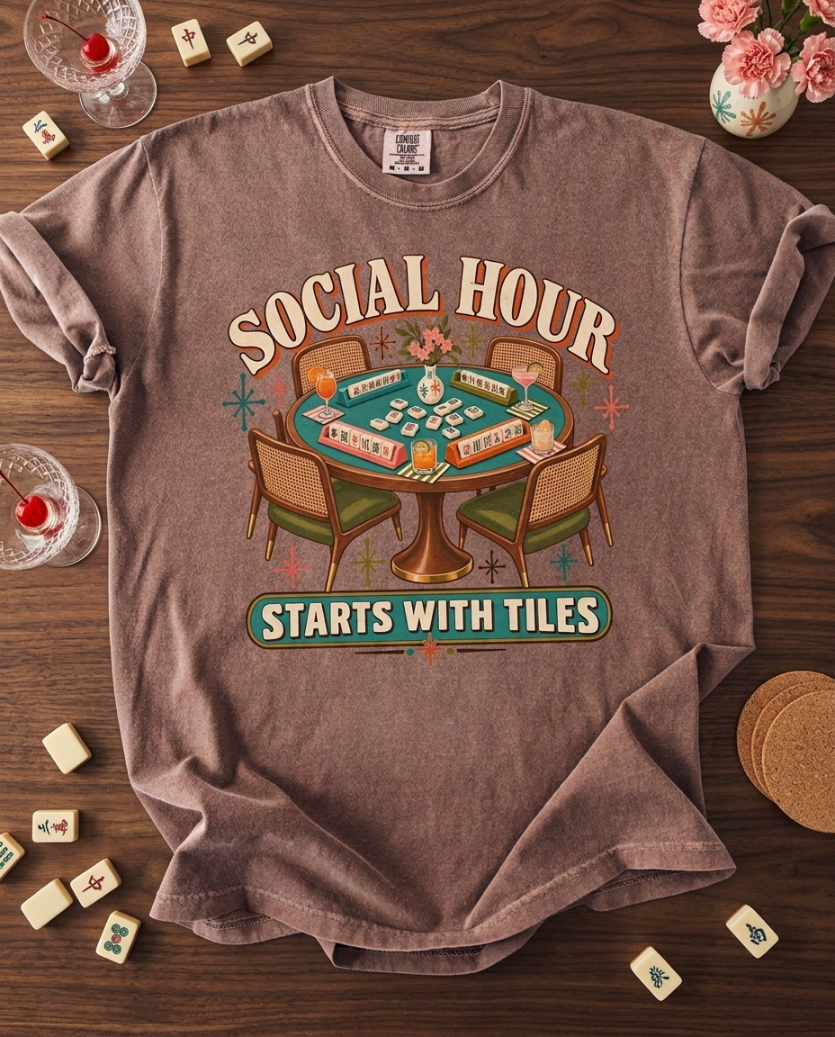 Social Hour Starts With Tiles