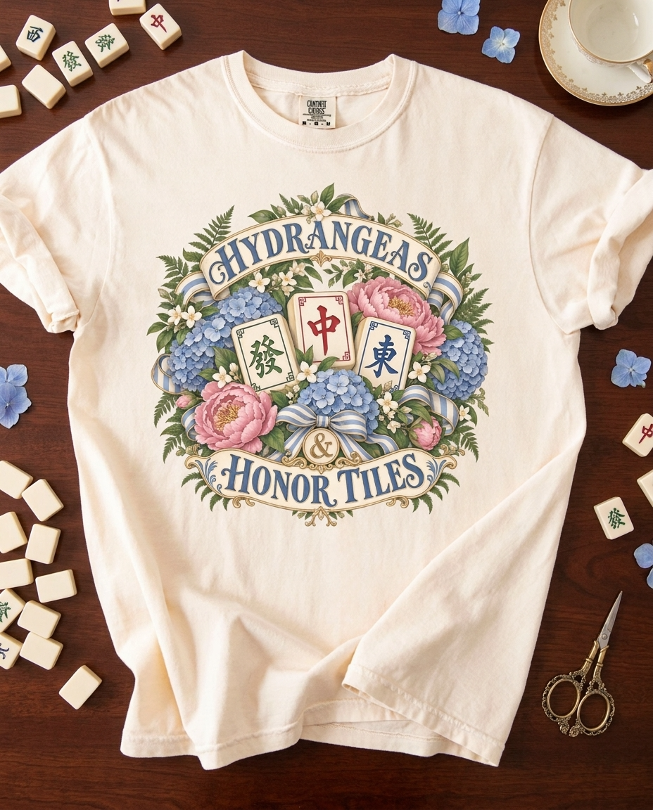Hydrangeas And Honor Tiles