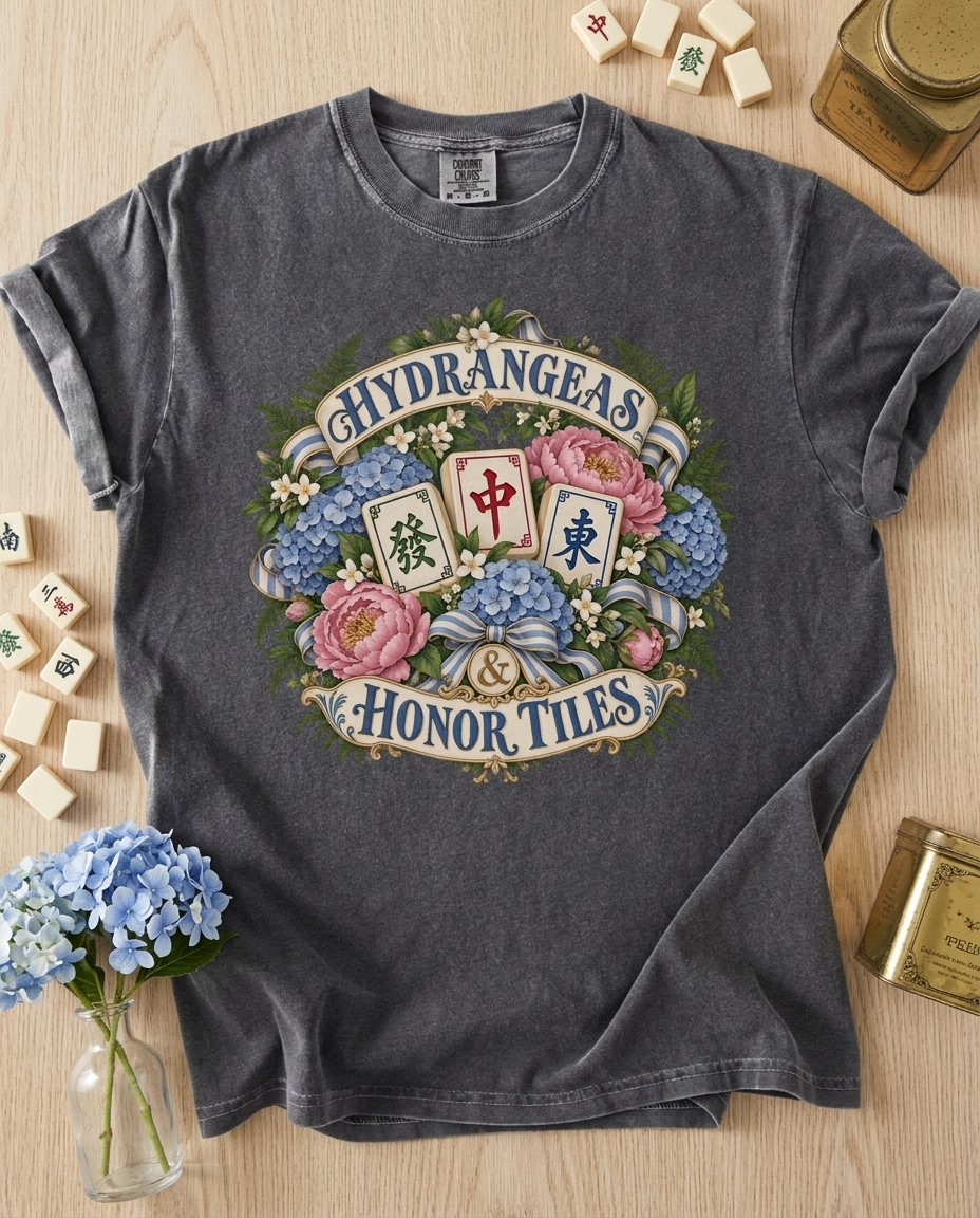 Hydrangeas And Honor Tiles