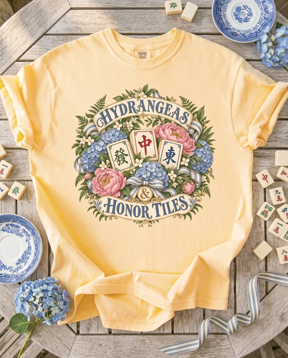 Hydrangeas And Honor Tiles