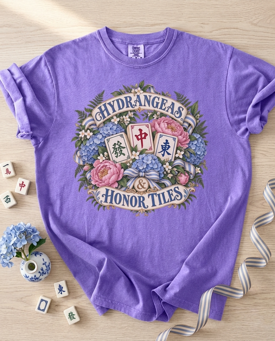 Hydrangeas And Honor Tiles
