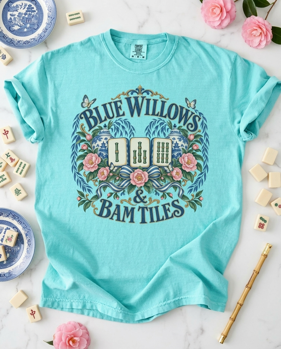 Blue Willows And Bam Tiles